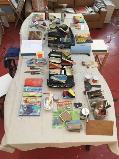 encaustic painting workshop